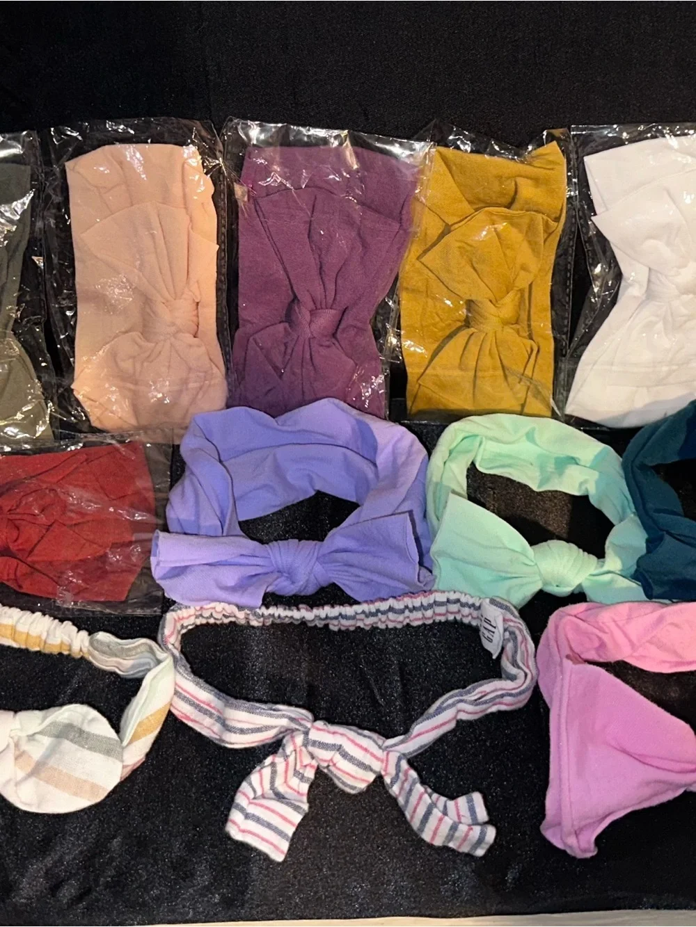 Assorted Babygirl Knotted Headbands - Multicolor Pack